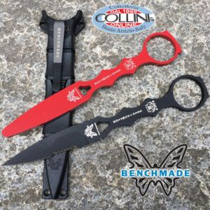 Benchmade - SOCP + Red trainer Dagger by Greg Thompson - messer