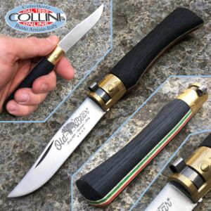 Antonini Knives - Old Bear knife Multistrato Black Small 17cm - Messer