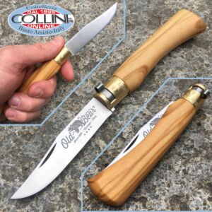 Antonini Knives - Old Bear knife Multistrato Black Medium 19cm - Messer