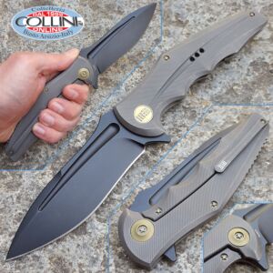 We Knife Co. - Framelock Flipper Drop Gray - 608E - Messer