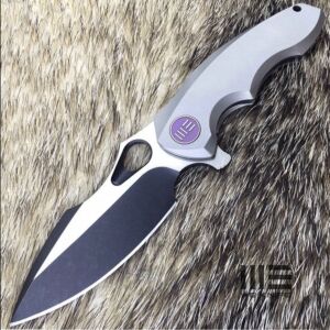 We Knife Co. - Framelock Flipper Dual Tone Gray - 605E - Messer
