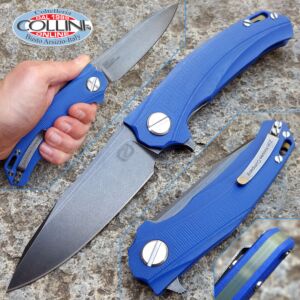 Stedemon Knife Co. - ZKC D01 Blue Flipper - STEZKC01SW - Messer