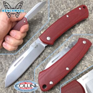 Benchmade - 319-1 Proper Slipjoint - Red G10 - Messer