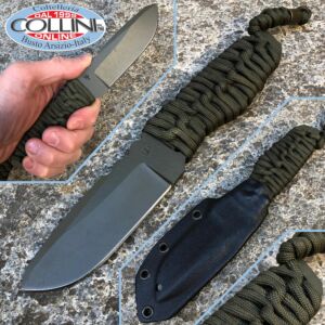 Wander Tactical - Scrambler EDC - Black Blood & Woodland Paracord - kundenspezifische Messer