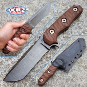 Wander Tactical - Lynx - Tanto Special Edition - Raw and Dark Brown Micarta - messer