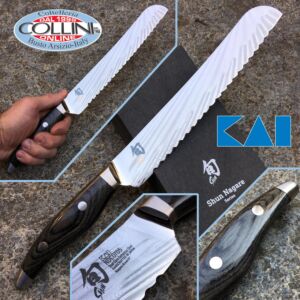 Kai Japan - Shun Nagare NDC-0705 Coreless Stahl - Brotmesser 230mm. - Küchenmesser