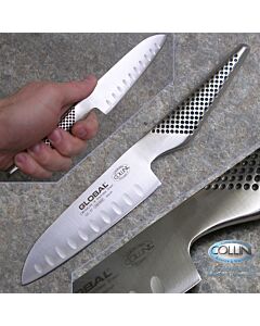 Global knives - GS37 - Santoku Geriffeltes Messer 13cm. - Küchenmesser