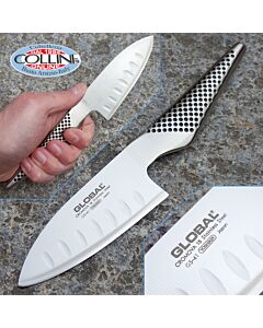 Global knives - GS41 - Kleines Santoku Alvelolato 9cm - Küchenmesser