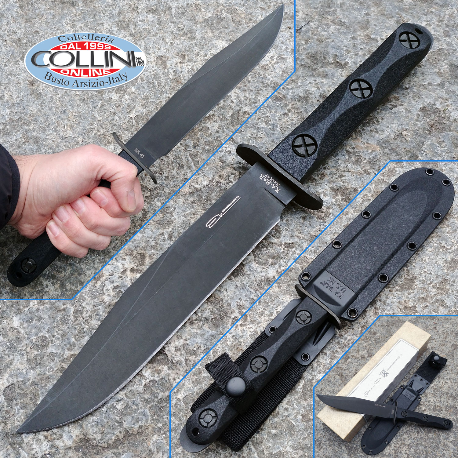 KaBar John Ek Commando Knife Model 5 EK45 Messer